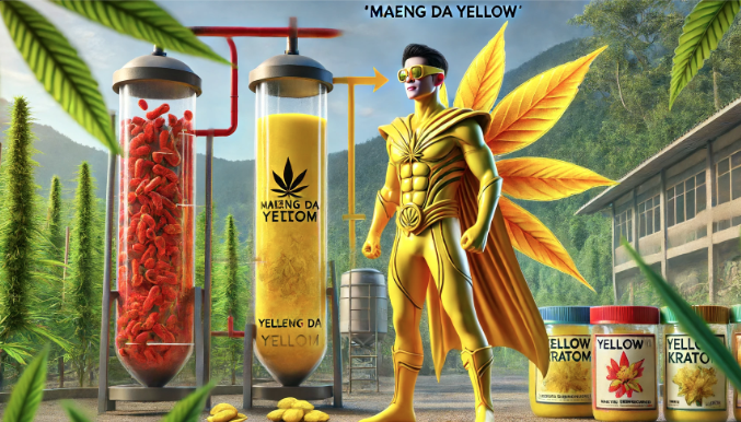 ŽLUTÝ KRATOM SUPERHRDINA